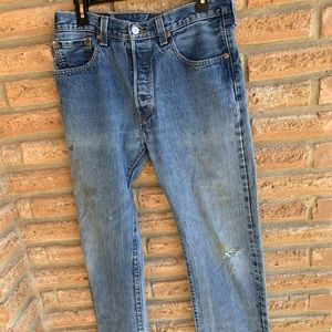 Levi’s 501 button fly jeans